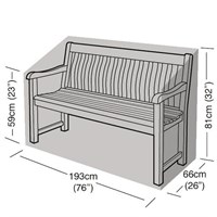 Garland 3-4 Seater Garden Bench Cover Green (W1272)