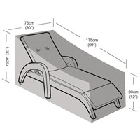 Garland Lounger Garden Furntiure Cover Black (W1464)