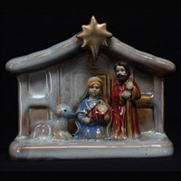 Gisela Graham Christmas Ceramic Nativity Scene - 8Cm Nativity (31975)