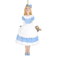 Gisela Graham Christmas Alice In Wonderland Alice with Keys Hanging Christmas Tree Decoration (16158)