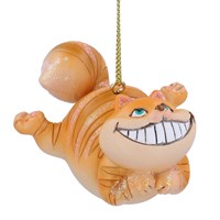 Gisela Graham Christmas Alice In Wonderland Cheshire Cat Hanging Christmas Tree Decoration (10679)
