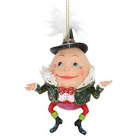 Gisela Graham Christmas Nursery Rhymes Humpty Dumpty Hanging Christmas Tree Decoration (12542)