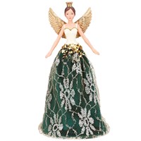 Gisela Graham Christmas Lace Fairy Tree Topper (38835)