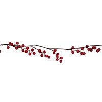 Gisela Graham Christmas Red Berry Artificial Christmas Garland Decoration (40863)