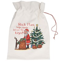 Gisela Graham Christmas Stickman & Santa Santa's Sack (38859)