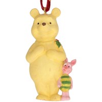 Gisela Graham Christmas Winnie-The-Pooh & Piglet Hanging Tree Decoration (11894)