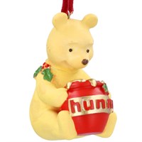 Gisela Graham Christmas Winnie-The-Pooh with Honey Pot Hanging Tree Decoration (11967)