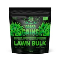 Grass Gains Black Edition Lawn Bulk Fertiliser 100m2 2.5kg