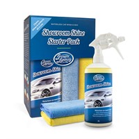 Greased Lightning 1L Showroom Shine Waterless Car Polish with 2 Miracle Cloths (R002)