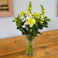 Green and White Letter Box Flowers