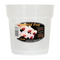 Growth Technology Clear Orchid Pot 13cm (POCL13M)