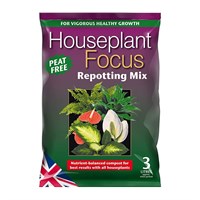 Growth Technology Houseplant Focus Repotting Mix Peat Free 3l (MDHF3)