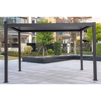 Hartman 3 x 3m Como Outdoor Garden Pergola Grey (16101001)