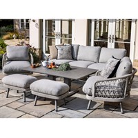 Hartman Aries 3 Seat Lounge Dining Outdoor Garden Furniture Set Set