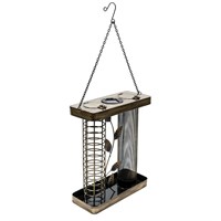 Henry Bell Solar Twin Copper Light Up LED Wild Bird Feeder (H040113)