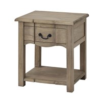 Hill Interiors Copgrove 1 Drawer Side Table (22691) - Direct Dispatch