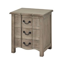 Hill Interiors Copgrove 3 Drawer Bedside Table (22693) - Direct Dispatch