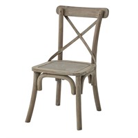 Hill Interiors Copgrove Cross Back Chair With Rush Seat (22698) - Direct Dispatch