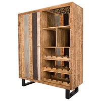 Hill Interiors Reclaimed Industrial Bar Drinks Cabinet (22153) - Direct Dispatch