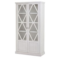 Hill Interiors Stamford Plank Tall Display Cabinet (22919) - Direct Dispatch