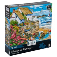 HOP Seaspray Cottages 1000 Piece Jigsaw Puzzle (HP0591)