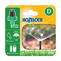 Hozelock Irrigation 180° Micro Spray Jets (12 pack) (2791 0012)