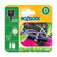 Hozelock Irrigation 360° Adjustable Sprinkler (12 pack) (2787 0012)