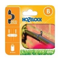 Hozelock Irrigation Saddle Clamps 13mm (12 pack) (2771 0012)