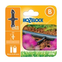 Hozelock Irrigation Straight Connector 4mm (12 pack) (2778 0012)