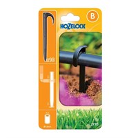 Hozelock Irrigation Supply Tube Stake 13mm (10 pack) (2770 0010)