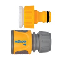 Hozelock Threaded Tap & Soft Touch Hose End Connector Set (2071 6025)