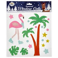 ICI Christmas Window Gel - Flamingo (C5020)