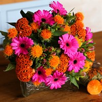 Indian Summer Autumn Floral Hand Tied Bouquet