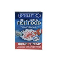 Interpet Freeze Dried Brine Shrimp 7g Fish Food Aquatic