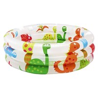 Intex 2ft Dino Buddies 3-Ring Baby Swimming Pool (57106NP)