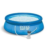 Intex 8ft X 2ft Easy Set Swimming Pool with Pool Filter Pump (28108UK)