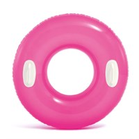 Intex Rubber Ring - Hi-Gloss Tubes - Pink (59258NP)