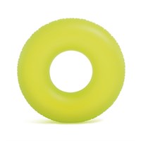 Intex Rubber Ring - Neon Frost Tubes - Green (59262NP)