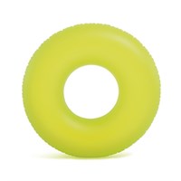 Intex Rubber Ring - Neon Frost Tubes - Green (59262NP)