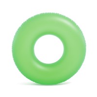 Intex Rubber Ring - Neon Frost Tubes - Orange (59262NP)