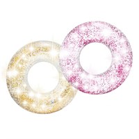 Intex Rubber Ring - Transparent Glitter Tubes (56274NP)