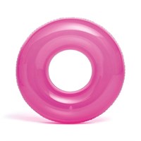 Intex Rubber Ring - Transparent Tube - Pink (59260NP)