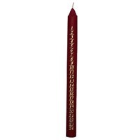 Ivyline Advent Christmas Candle Bordeaux (K2230 3124 500IVY)