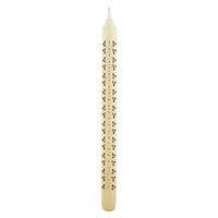 Ivyline Advent Christmas Candle White with Holly (LLADV30022MH)