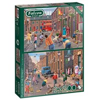 James Galt Playing In The Street 2x500 Piece Jigsaw Puzzle (11376)
