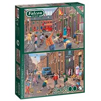 James Galt Playing In The Street 2x500 Piece Jigsaw Puzzle (11376)