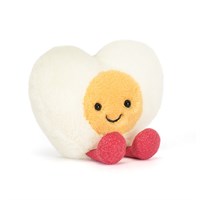 Jellycat Amuseables Heart Boiled Egg Soft Toy (A6BEHE)