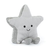 Jellycat Amuseables Silver Star Christmas Soft Toy (A6STS)