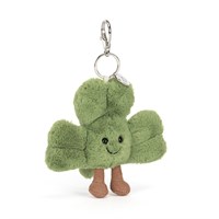 Jellycat Amuseables Siofra Shamrock soft Toy Bag Charm (A4SHMBC)