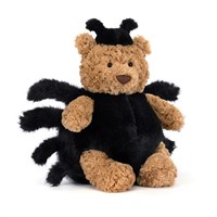 Jellycat Bartholomew Bear 'Spider' Soft Toy (BARM2SP)